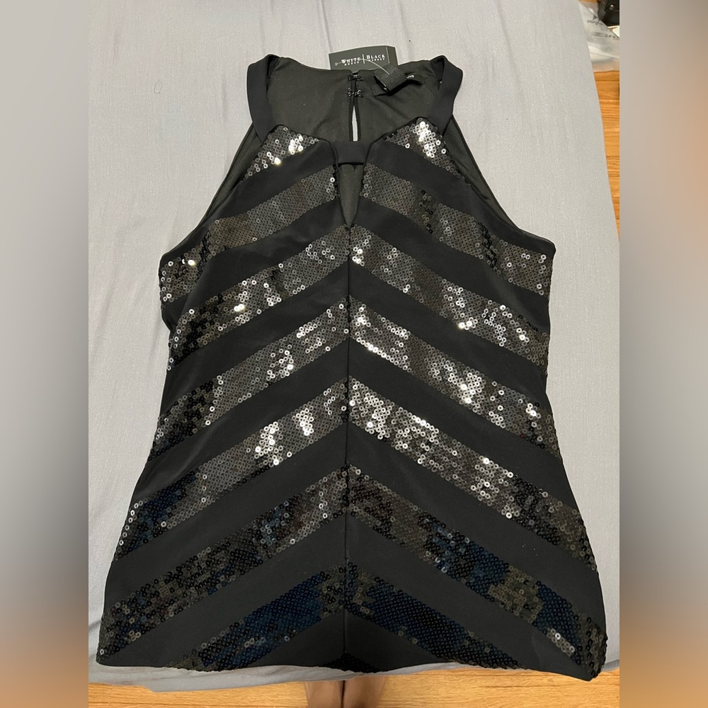 White House Black Market Sequin Top